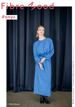Preview: Fibre Mood, Soft Twill, blau